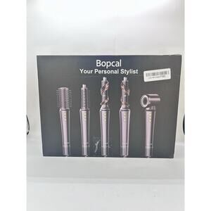 Bopcal 5 in 1 Dark Gray Hair Dryer Styler Auto Air Wrap Frizz Control Tool